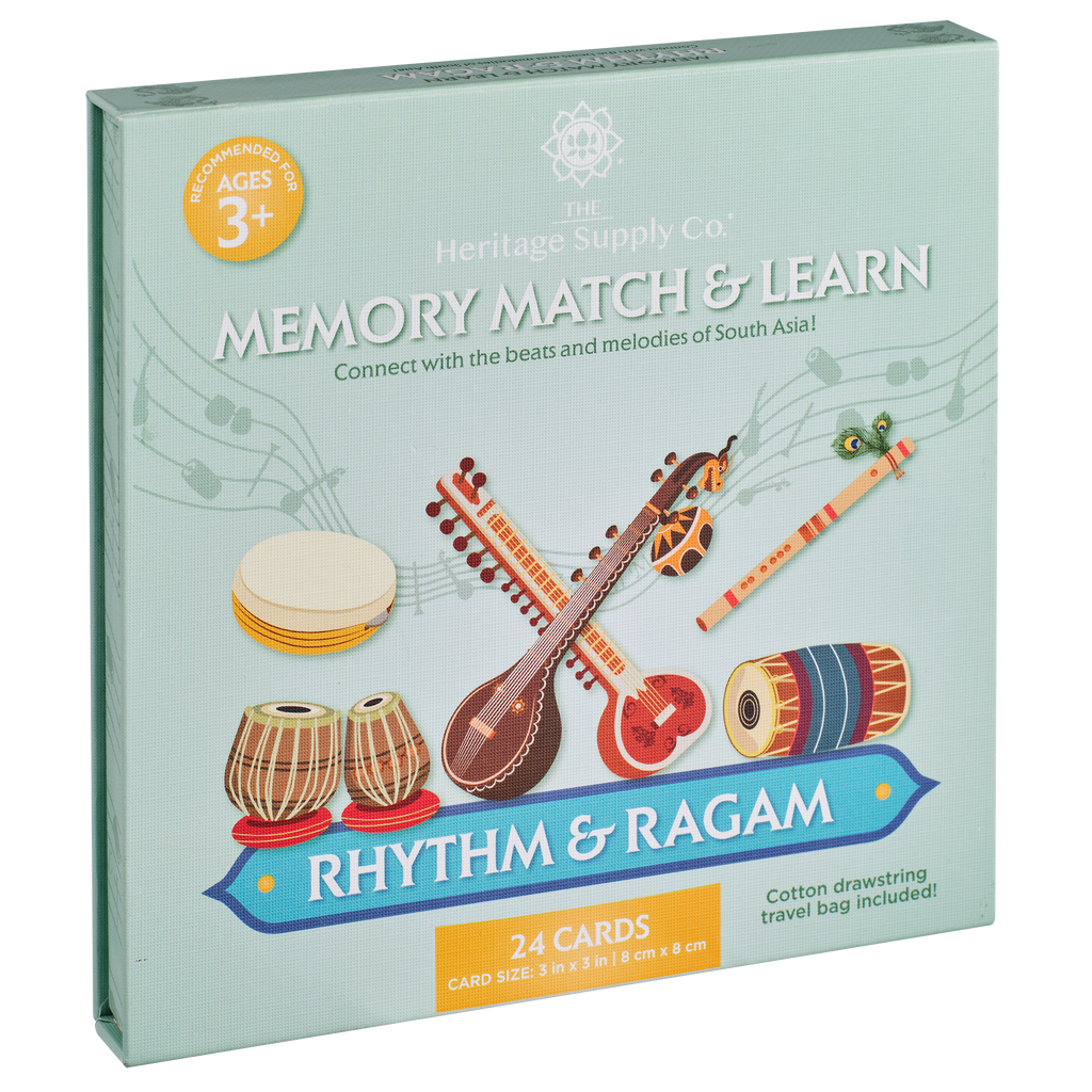 Rhythm & Ragam Memory Match and Learn Card Game