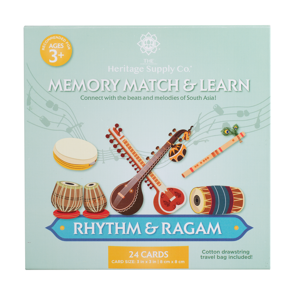 Rhythm & Ragam Memory Match and Learn Card Game