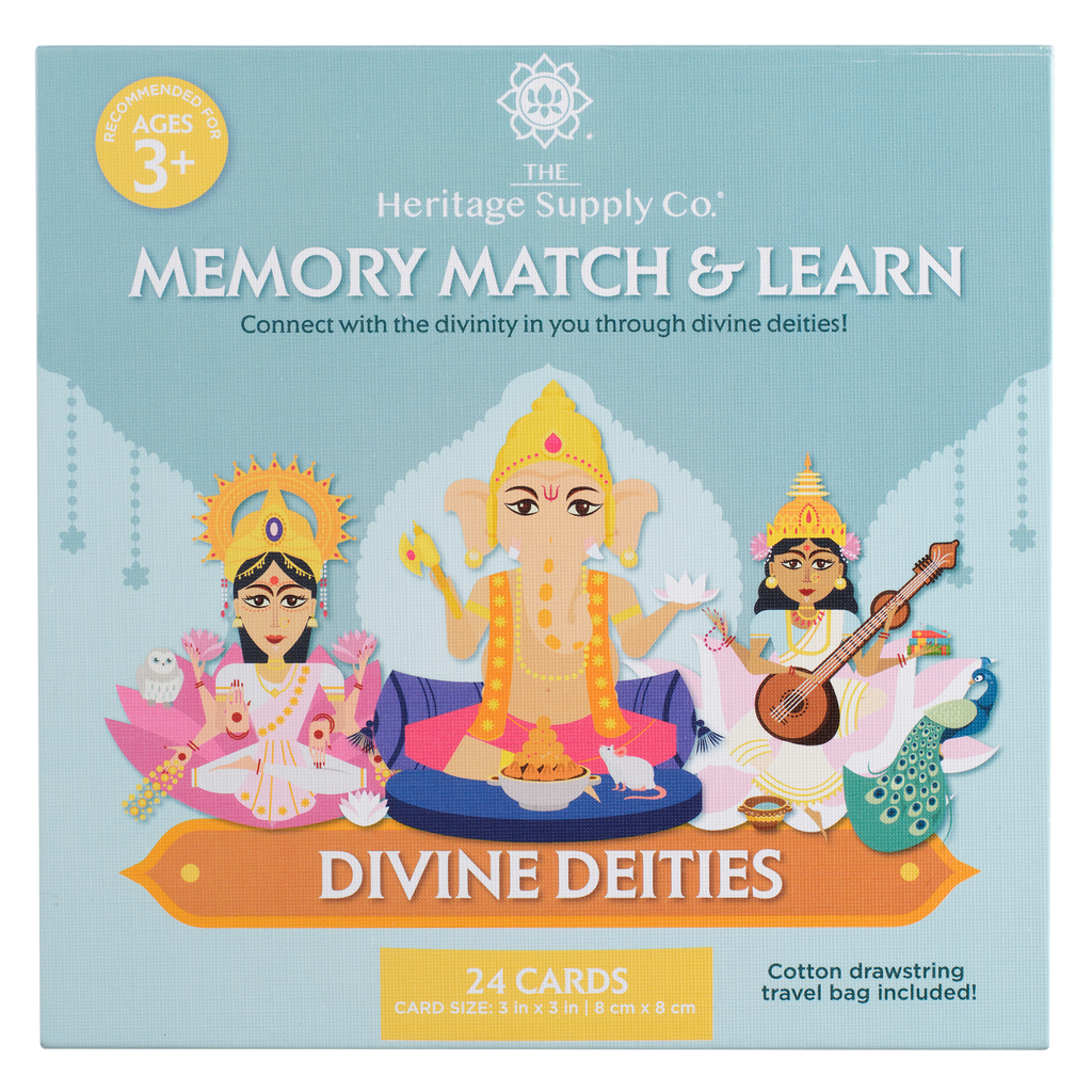 Divine Deities Memory Match and Learn Card Game